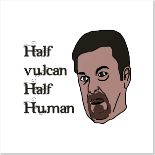 David Brent Half Vulcan Half Human Posters and Art